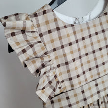 Load image into Gallery viewer, Baby Girls Plaid Ruffled Dress
