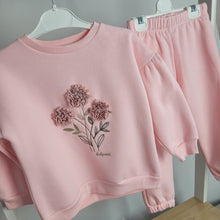 Load image into Gallery viewer, Girls Floral Print Jogger Set