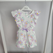 Load image into Gallery viewer, Girl's Floral Patterned Jumpsuit