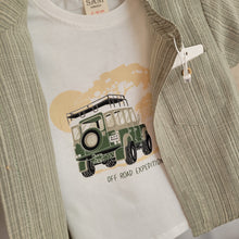 Load image into Gallery viewer, Boys Khaki Shirt, T-shirt and Short Set