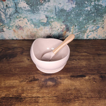 Load image into Gallery viewer, Baby Silicone Bowl and Spoon Weaning Set