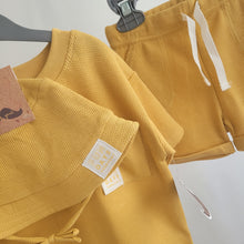 Load image into Gallery viewer, Baby Boys Waffle 3 Piece Shorts Set