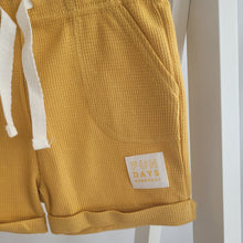 Load image into Gallery viewer, Baby Boys Waffle 3 Piece Shorts Set