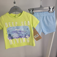 Load image into Gallery viewer, Baby Boys Deep-Sea T-Shirt/Short Set