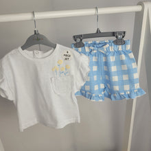 Load image into Gallery viewer, Baby Girls T-Shirt/Shorts Sets x2
