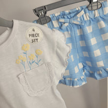 Load image into Gallery viewer, Baby Girls T-Shirt/Shorts Sets x2