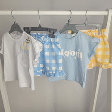 Load image into Gallery viewer, Baby Girls T-Shirt/Shorts Sets x2