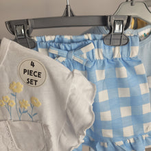 Load image into Gallery viewer, Baby Girls T-Shirt/Shorts Sets x2