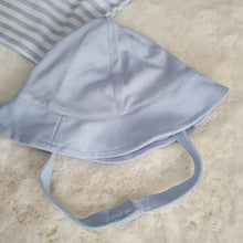 Load image into Gallery viewer, Baby Boys Blue Stripe Shorts Set