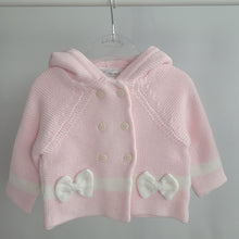 Load image into Gallery viewer, Baby Girls Double Knit Hooded Cardigan