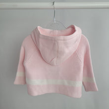 Load image into Gallery viewer, Baby Girls Double Knit Hooded Cardigan