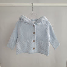 Load image into Gallery viewer, Baby Boys Double Knit Hooded Cardigan