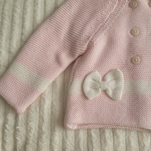 Load image into Gallery viewer, Baby Girls Double Knit Hooded Cardigan