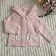 Load image into Gallery viewer, Baby Girls Double Knit Hooded Cardigan