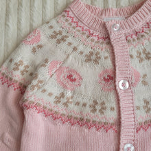 Load image into Gallery viewer, Baby Girls Floral Knitted Set