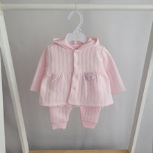 Load image into Gallery viewer, Baby Girls Quilted 3 Piece Set