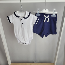 Load image into Gallery viewer, Baby Boys Nautical Shorts & Bodysuit Outfit