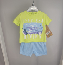 Load image into Gallery viewer, Baby Boys Deep-Sea T-Shirt/Short Set