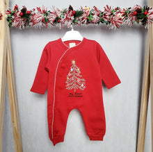 Load image into Gallery viewer, Babys 1st Christmas Romper