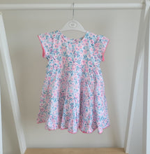 Load image into Gallery viewer, Girls Pink Floral Ditsy Print Dress