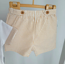 Load image into Gallery viewer, Baby Boys Pinstripe Shorts Set
