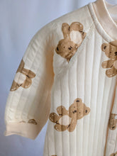 Load image into Gallery viewer, Quilted Bear Print Onesie