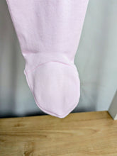 Load image into Gallery viewer, Baby Pink Smocked Teddy Cotton Sleepsuit