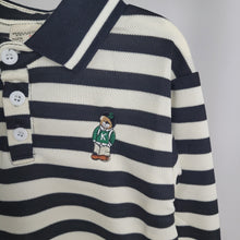 Load image into Gallery viewer, Striped Polo Top/Teddy