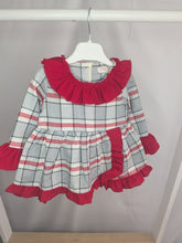 Load image into Gallery viewer, Red Plaid Christmas Dress