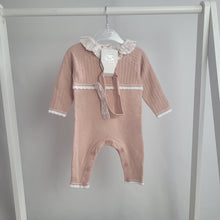 Load image into Gallery viewer, Baby Girls Knitted/ Woven Mix All in One