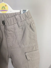 Load image into Gallery viewer, Boys Grey Denim Cargo Pants
