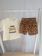 Load image into Gallery viewer, Leopard Print Shorts Set