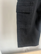 Load image into Gallery viewer, Boys Black Denim Cargo Pants