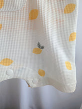 Load image into Gallery viewer, Lemon Print Dungaree Set