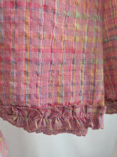 Load image into Gallery viewer, Girls Pastel Plaid Shorts Set