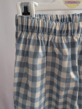 Load image into Gallery viewer, Blue Gingham Lightweight Trousers