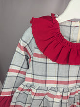 Load image into Gallery viewer, Red Plaid Christmas Dress