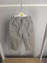 Load image into Gallery viewer, Boys Grey Denim Cargo Pants