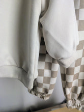 Load image into Gallery viewer, Neutral Checkerboard Jogger Set