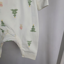 Load image into Gallery viewer, Christmas Tree Layette Footless Babygrow