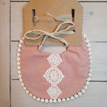 Load image into Gallery viewer, Personalised Baby Bib and Matching Bow Headband