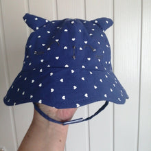 Load image into Gallery viewer, Navy Cat Hat