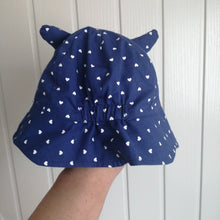 Load image into Gallery viewer, Navy Cat Hat