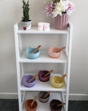 Load image into Gallery viewer, Baby Silicone Bowl and Spoon Weaning Set