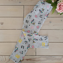Load image into Gallery viewer, Girls unicorn leggings
