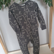 Load image into Gallery viewer, Grey Crocodile Onesie