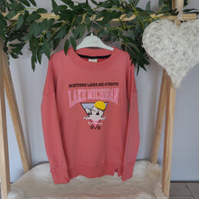 Load image into Gallery viewer, Girls Pink Lake Michigan sweatshirt