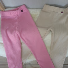Load image into Gallery viewer, Girls Ribbed Leggings