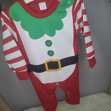 Load image into Gallery viewer, Santa Elf Suit Romper