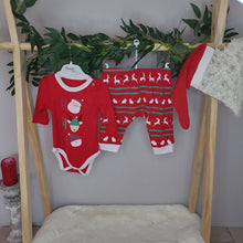 Load image into Gallery viewer, Red Christmas 3 Piece Set